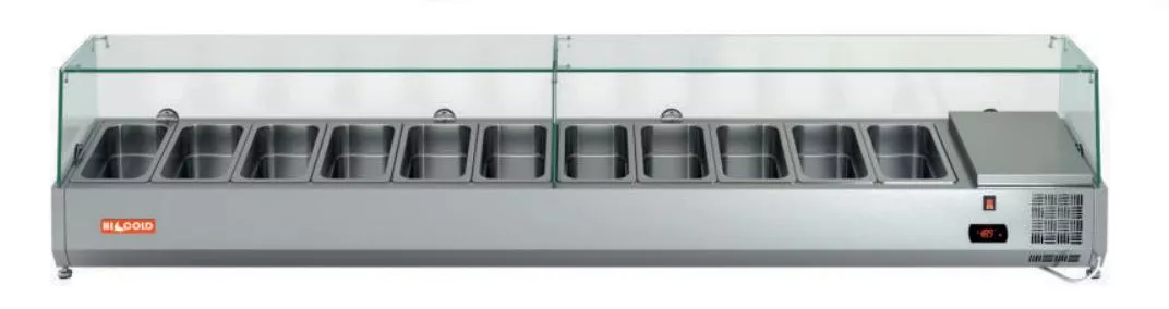 Корпус (надстройка стеклянная) Hicold ВН 2280 для витрины охлаждаемой типа VRT, мод. VRTG