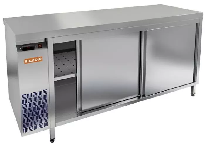 Стол тепловой островной HICOLD TS 16 SN O двери купе