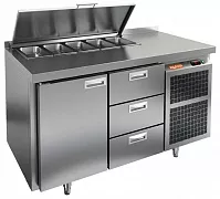 Холодильный стол для салатов HICOLD SL1-13GN