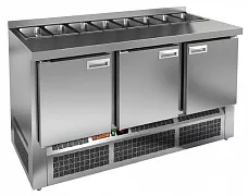 Стол охлаждаемый для салатов HICOLD SLE1-111SN 1/3 без крышки