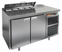 Стол холодильный для салатов HICOLD SL2-11GN 1/6 М с крышкой