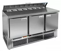 Стол холодильный для салатов HICOLD SLE2-111GN 1/6 O с крышкой, без борта
