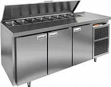 Стол охлаждаемый для салатов HICOLD SL1-111GN 1/3 O с крышкой