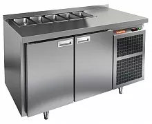 Стол охлаждаемый для салатов HICOLD SL1-11SN Саладетта без крышки