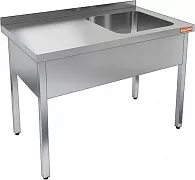 Ванна моечная односекционная HICOLD НСО1М-13/7БП справа