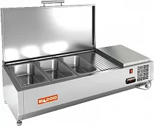 Холодильная витрина HICOLD VRTU 1000 1/4 для ингредиентов
