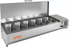 Холодильная витрина HICOLD VRTU 1390 1/3 к PZ3 для ингредиентов