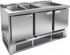 Стол для салатов HICOLD SLE3-111GN Саладетта без крышки